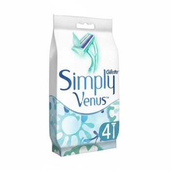 Бритвы одноразовые женские для бритья Gillette Simply Venus 2, 4 шт