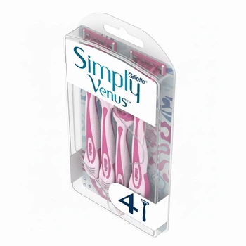 Бритвы одноразовые женские для бритья Gillette Simply Venus 3, 4 шт