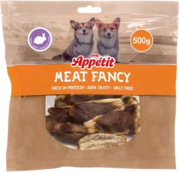 Przysmak dla psa Comfy Appetit Fancy Królicze ucho z mięsem królika 500 g 256397 (5905546334129)
