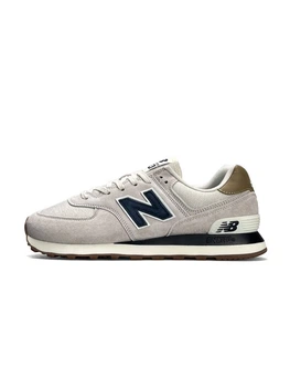 Чоловічі кросівки повсякденні NB 574 Classic Light Grey Navy 42 (27,5 см) Сірий