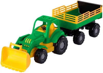 Класичний трактор Cavallino з самоскидним причепом 66 см (8719214075514)