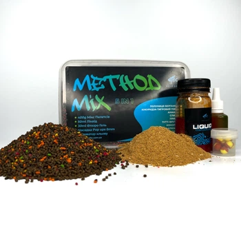 Метод мікс 5в1 Aqua baits Method Mix 5 in 1 "Кукурудза-Тигровий Горіх"