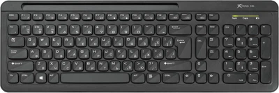 Клавиатура беспроводная XTRIKE ME KB-303 UA Wireless/Bluetooth Black (KB-303UA)