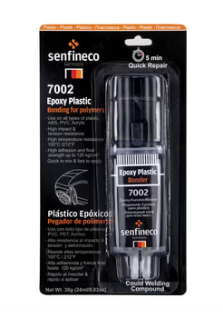 Клей для пластмассы двухкомпонентный Senfineco 7002 Epoxy Plastic 30 г