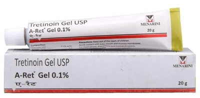 Третиноїн гель 0,1% від акне 20г | Tretinoin gel USP 0.1 w/w A-Ret Menarini