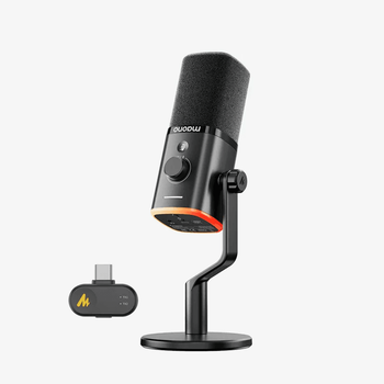 Микрофон Maono PD100W Беспроводной 2.4GHz и USB, динамический, для ПК, Android, iPhone