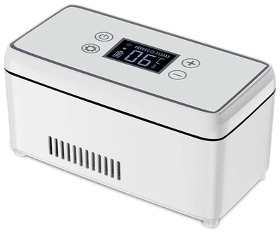 Медицинский портативный мини холодильник Coolbox CL-0501 для лекарств, инсулина / сумка / USB / 220V / АКБ