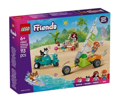 Конструктор LEGO Friends Собачі пригоди на серфі та скутері (42641)