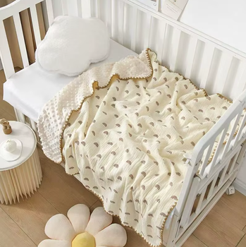Плед муслиновый 110х110 см Mommy Bag Радуга