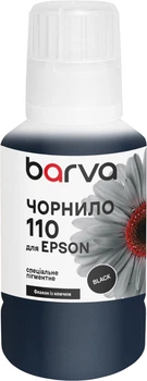 Чернила Barva для Epson 110 BK специальные 120 мл OneKey пигментные Черные (E110-725e)