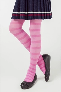 Колготи дитячі Naviale класична посадка, закрита шкарпетка MICRO 40 Den 7/8(р) pink (1102) 120см