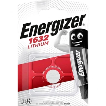 Батарейка Energizer CR1632 Lithium 3v