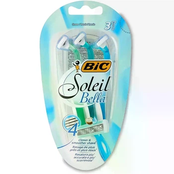 Жіноча одноразова бритва BIC Soleil Bella Colours без змінних картриджів, 3 шт.