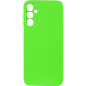 Чехол TPU GETMAN Liquid Silk Full Camera для Samsung Galaxy A35 Салатовый / Neon Green