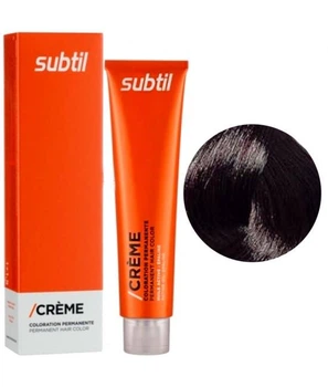Устойчивая краска Subtil для волос Creme Permanent Hair Color 5/27 Светлый шатен фиолетово-коричневый 60 мл