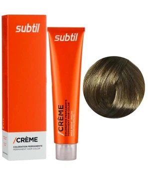 Стійка фарба Subtil для волосся Creme Permanent Hair Color 7/12 Блондин попелясто-перламутровий 60 мл