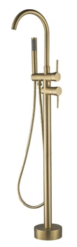 Смеситель для ванны VBI MILANO BRUSHED GOLD напольный
