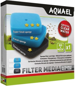 Zestaw gąbek do filtrów AquaEl Ultramax Finish Sponge 30ppi 121307 (5905546314930)