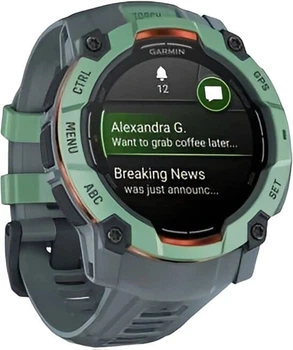 Смарт-годинник Garmin Instinct 3 50mm AMOLED Neo Tropic with Twilight Band (010-03020-01) Refurbished