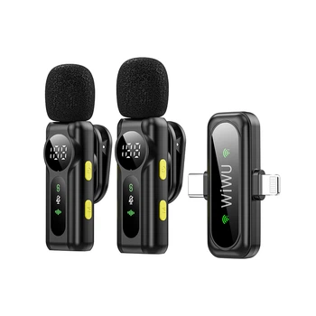 Бездротовий мікрофон для телефону Wiwu Wi-WM007 Type-C - Lightning з кейсом заряджання