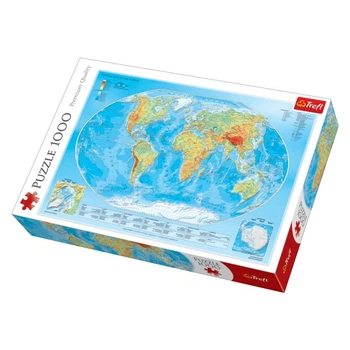 Trefl Пазлы 1000 деталей Физическая карта мира Trefl (10463)