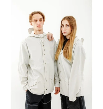 Куртка унісекс Rains Jacket White XS/S Білий 1201-OFFWHITE