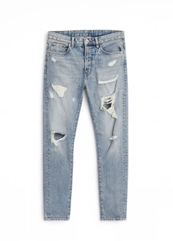 Джинсы skinny relaxed H&M 462162c51 W30L32 голубые (100003638)