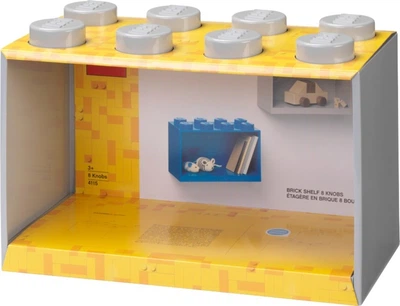 Półka ścienna Room Copenhagen LEGO 31.8 x 21.1 x 15.9 cm Szara (411517401)