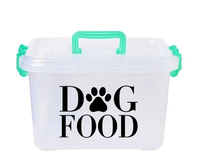 Стикер для контейнера с кормом Dog food 180 х 110 мм