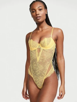 Боді Wicked Teddy Victoria's Secret S Жовтий (26426641)