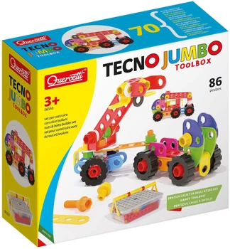 Конструктор Quercetti Tecno Jumbo 84 елементи 06150 (8007905061503)