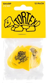 Медіатори Dunlop 412P.73 Tortex Sharp Player Pack 0.73 mm (12 шт.)