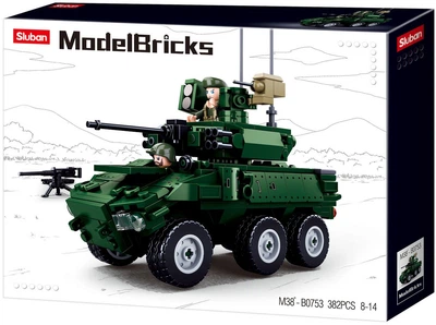 Klocki konstrukcyjne Sluban Armored vehicle 382 elementy M38-B0753 (6938242956134)