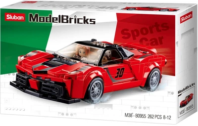 Klocki konstrukcyjne Sluban Italian Supercar 262 elementy M38-B0955 (6938242958152)