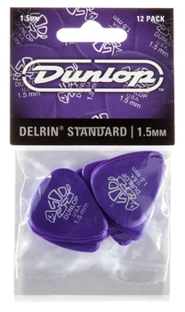 Медиаторы Dunlop 41P1.5 Delrin 500 Standard Plectrum Player's Pack 1.5 mm (12 шт.)