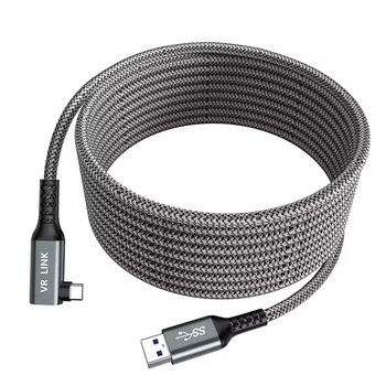 Кабель Oculus Link USB 3.2 Type-C для Quest 2/3/Pro/ Pico 4 5 м Серый (AC-5mGS)