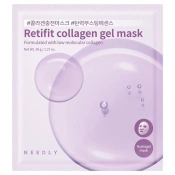 Гідрогелева маска з колагеном та ретинолом Needly Retifit Collagen Gel Mask, 1 шт