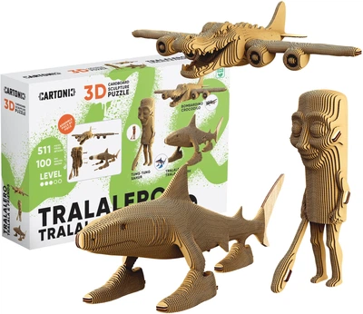 Картонний конструктор Cartonic 3D Puzzle Tralalero Tralala & Friends (CARTTRALALA)