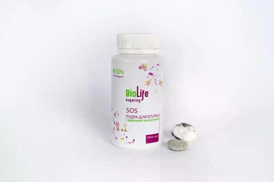 SOS пудра TM BioLife для эпиляции с природными антисептиками 100 г