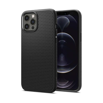 Чохол Spigen Liquid Air для iPhone 12 Pro/12 Matte Black (ACS01701)