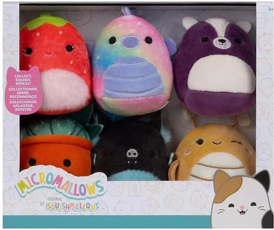 Zestaw maskotek Squishmallows Micromallows: Greer, Sloan, Emerald, Oz, Scarlet, Ald 6 szt 4530350 (191726764694)