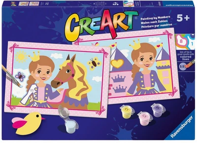 Malowanie po numerach Ravensburger CreArt Little Princesses 32 x 22 cm (4005555230533)