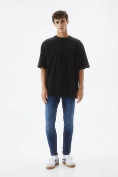 Джинси Skinny Pull & Bear темно-синій QBIVD887 38
