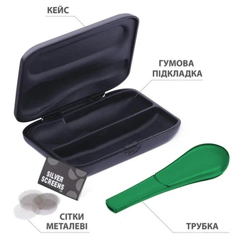 Металева трубка Journey Pipe Green Case 100mm