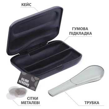 Металева трубка Journey Pipe Grey Case 100mm