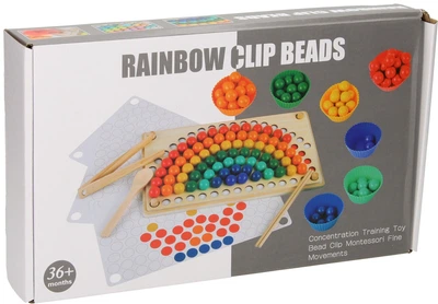 Ігровий набір Yunhe Beiweiqu Toys Веселкові кліпси-намистини 7895897 (8718012050952)