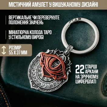 Брелок для ключей, сумок или рюкзаков "Всевидящей глаз"