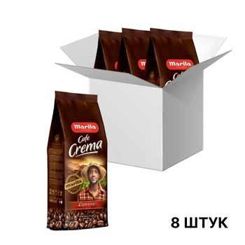 Кава в зернах Marila Cafe Crema Espresso 1кг×8уп