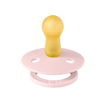 Пустушка BIBS Colour Latex Round (кругла) від 6міс - Blossom