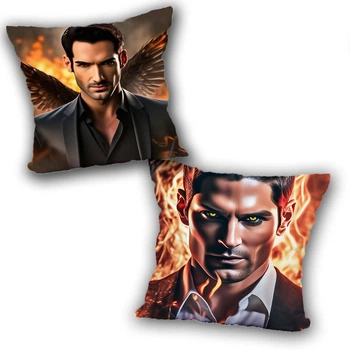 Подушка Люцифер Lucifer двухсторонняя 40х40 см (p0815)